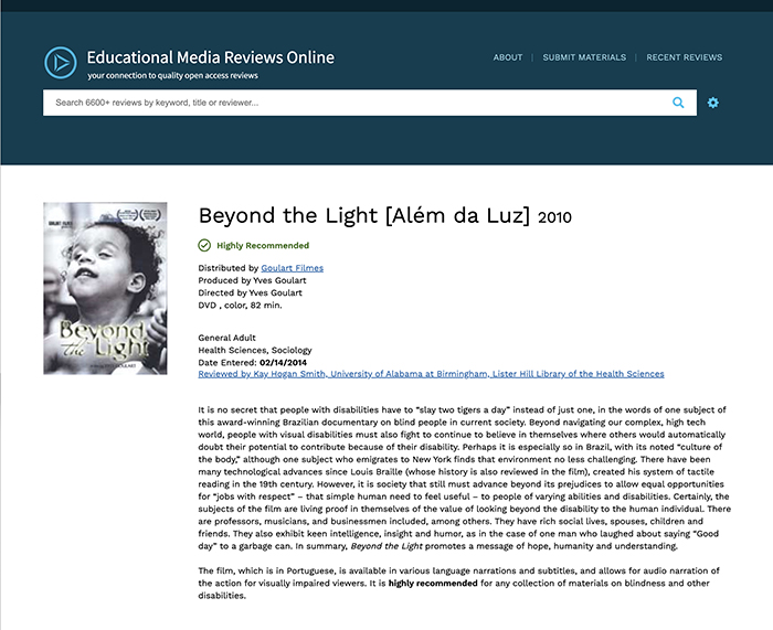 Penn State University Libraries: Educational Media Reviews Online