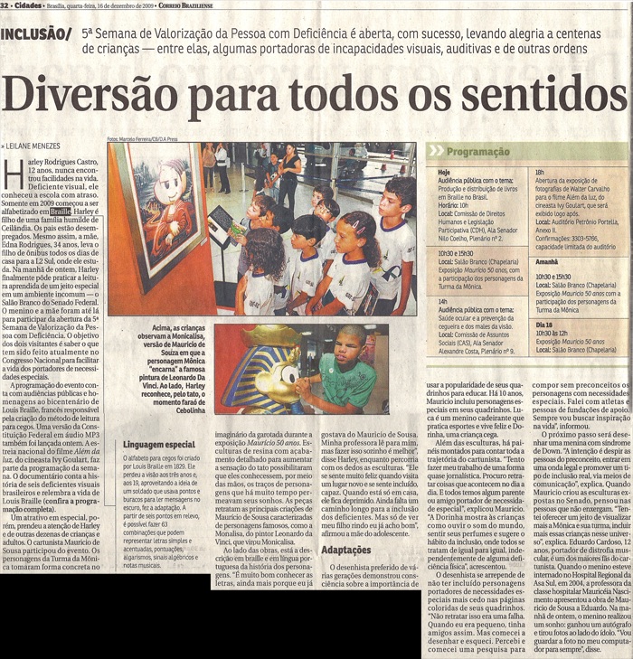 Correio Braziliense: Fun for all senses