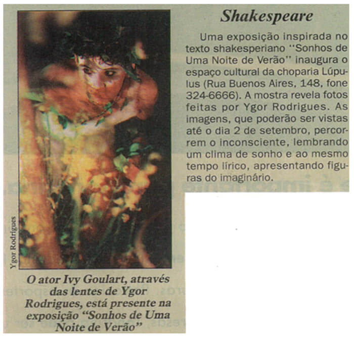 Folha do Paraná: Shakespeare