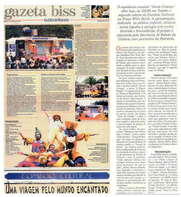 Gazeta do Paraná: A trip through the enchanted world